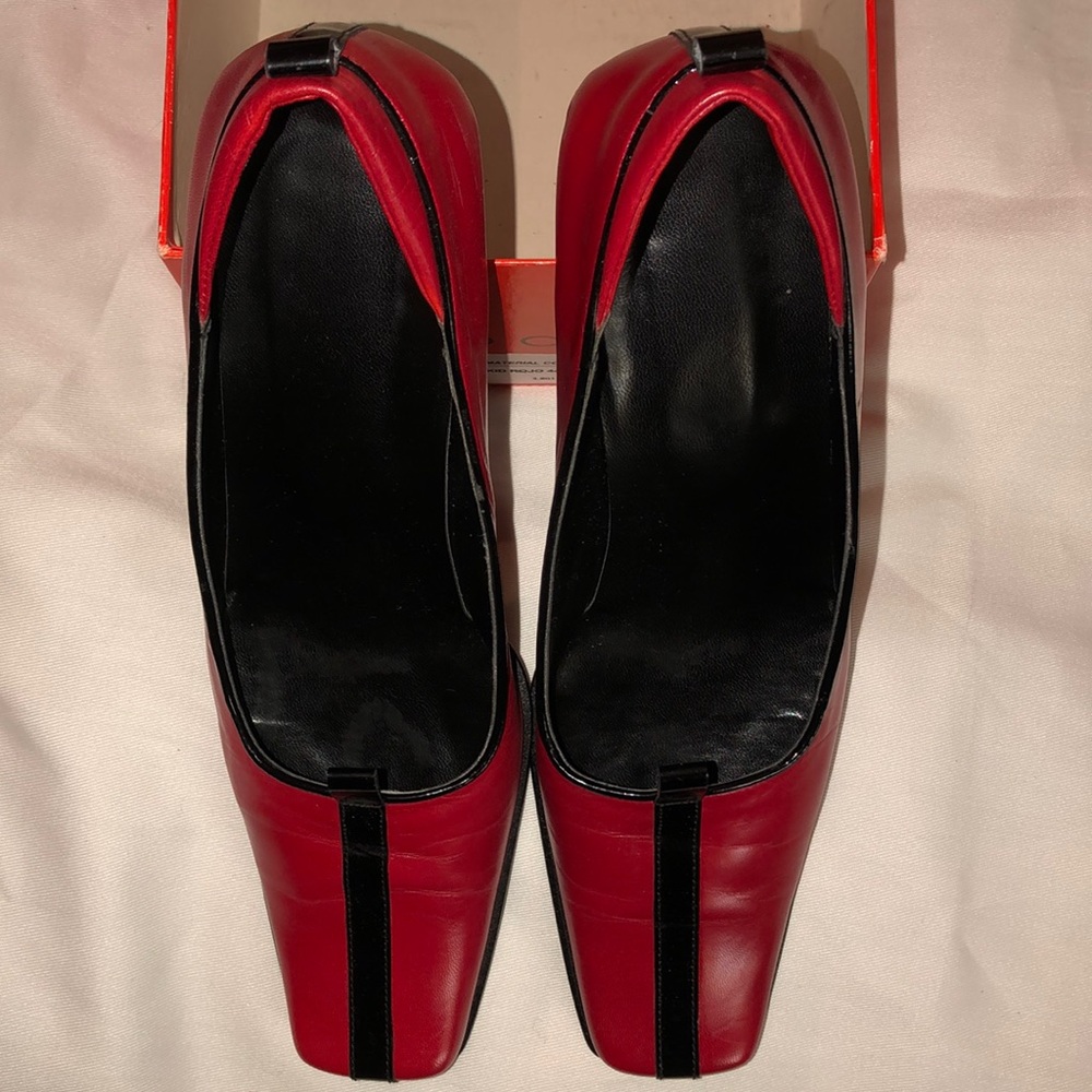 Coup d’ etat Red Leather pump - Size 8 1/2B